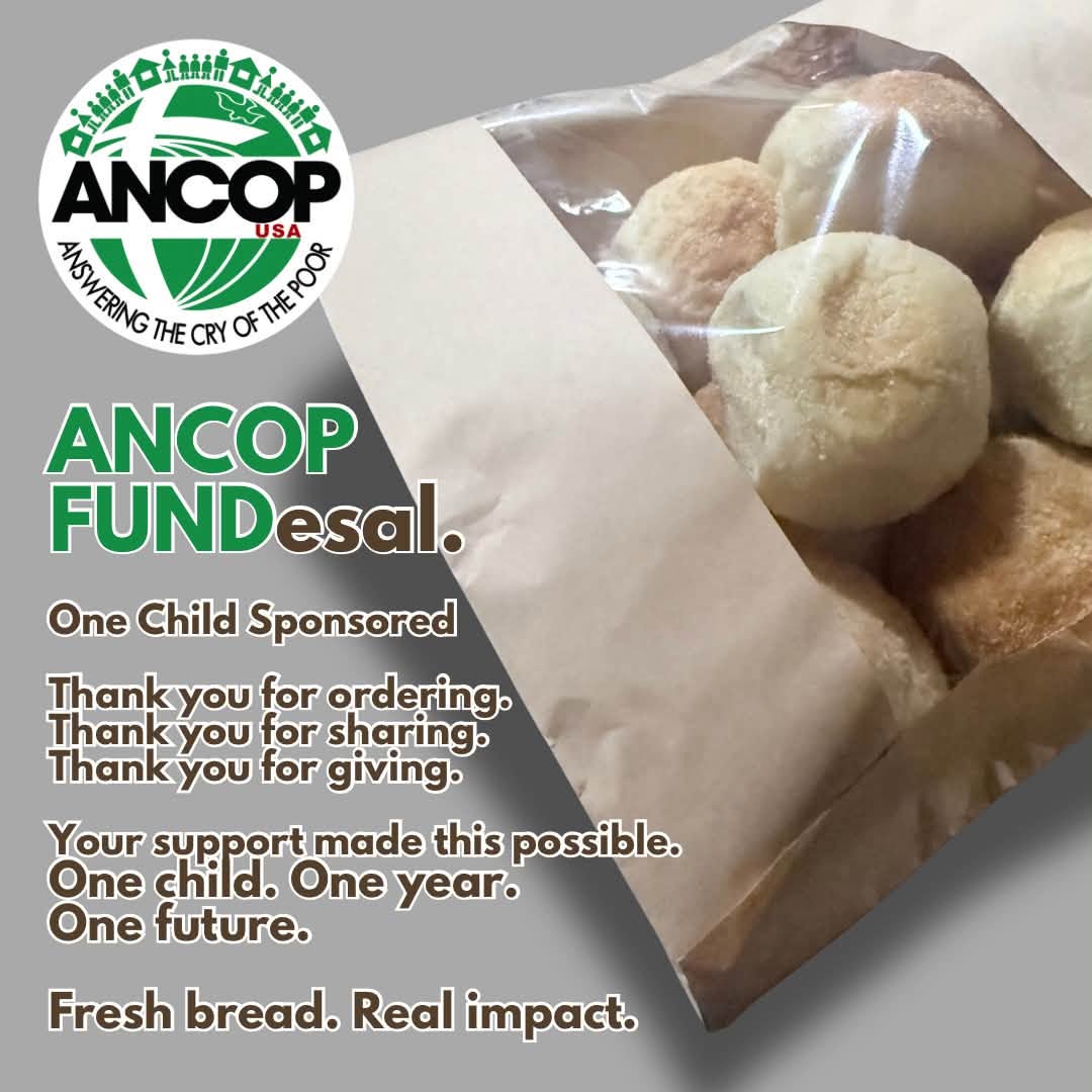 ANCOP FUNDesal: one child sponsored. Fresh bread, real impact.
